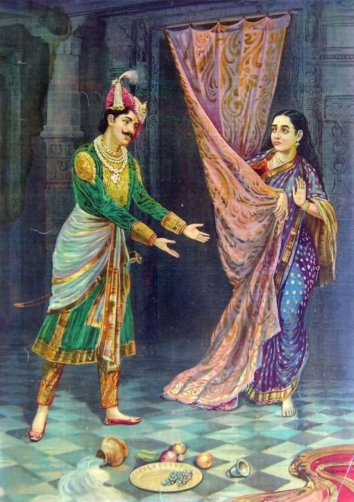 Kichaka und Draupadi