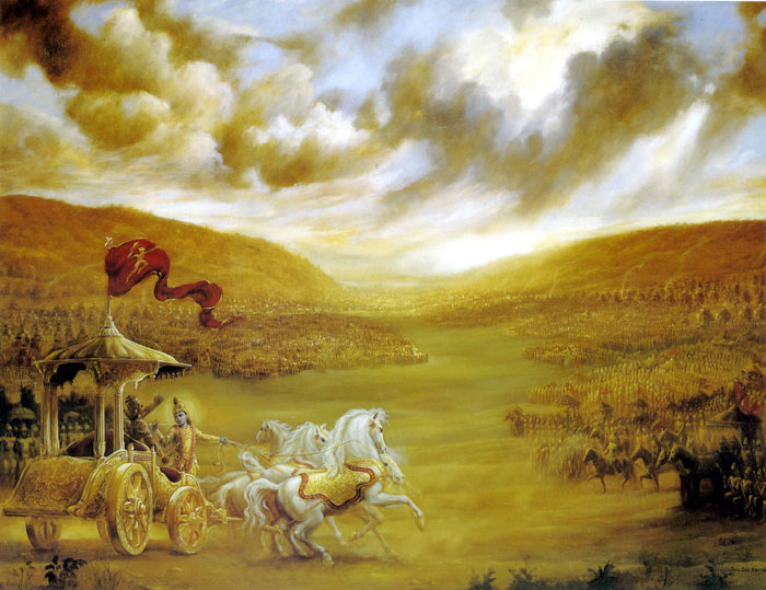 Arjuna zwischen den Fronten