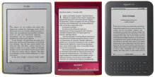 Kindle 3/4 und Sony PRS-T1