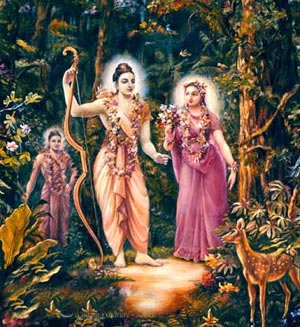 Rama, Sita & Lakshmana