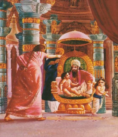 Dhruva wird erniedrigt Dhruva wird erniedrigt