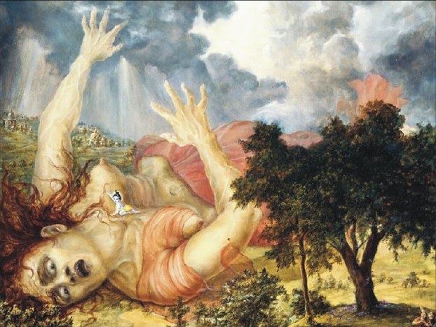 Krishna und die Amme Putana Krishna und die Amme Putana