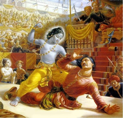 Krishna tötet Kansa Krishna tötet Kansa